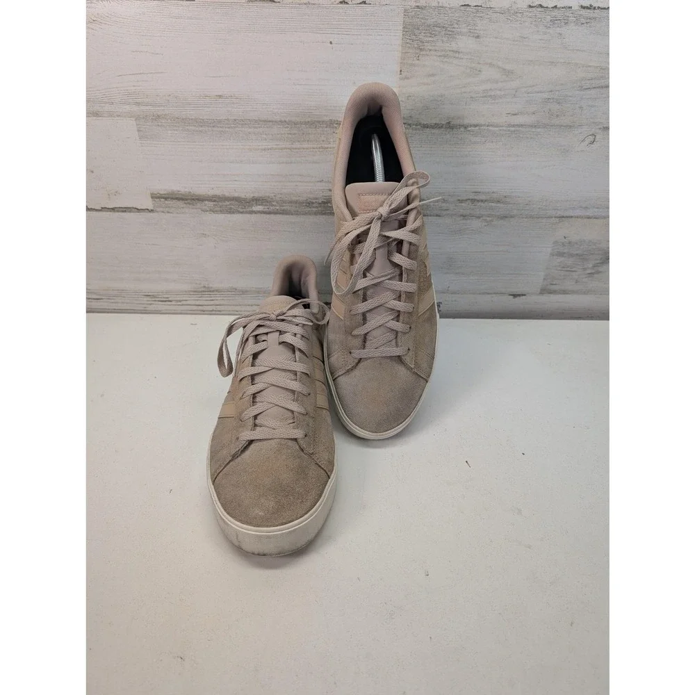 Adidas Daily 3.0 Mens Sneakers Size 13 Beige Suede Low Top Shoes ID8102